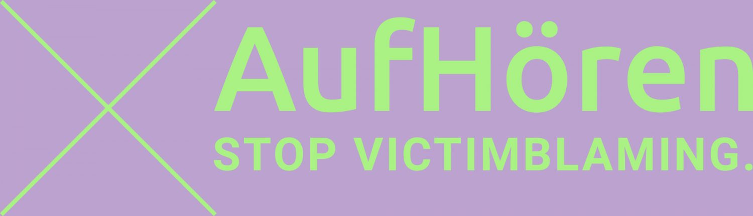Kampagne gegen Victimblaming des Frauennotrufs Münster