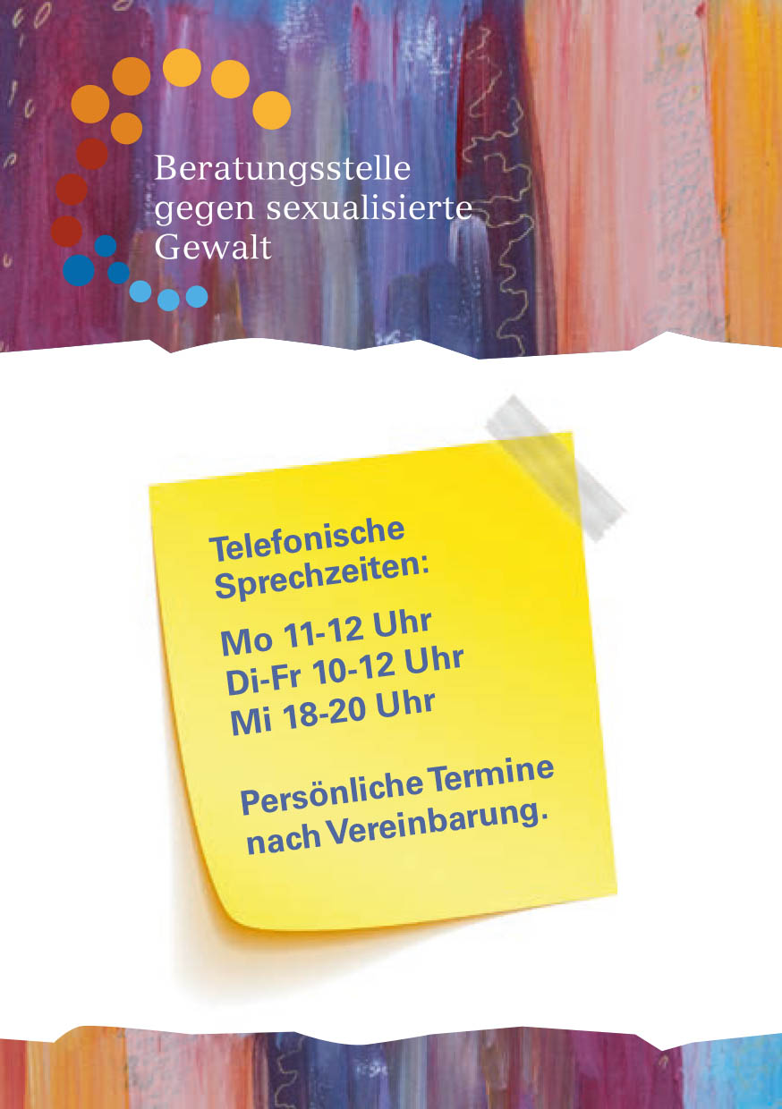 Titelseite Postkarte der Beratungsstelle